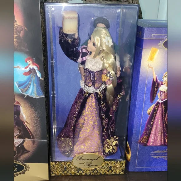 NWT LIMITED EDITION Disney Fairytale Designer Collection Rapunzel Flynn Rider - Picture 5 of 11